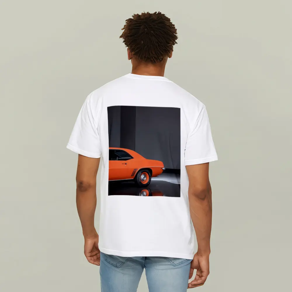 1969 Chevrolet Camaro Orange Studio Shot – T-Shirts