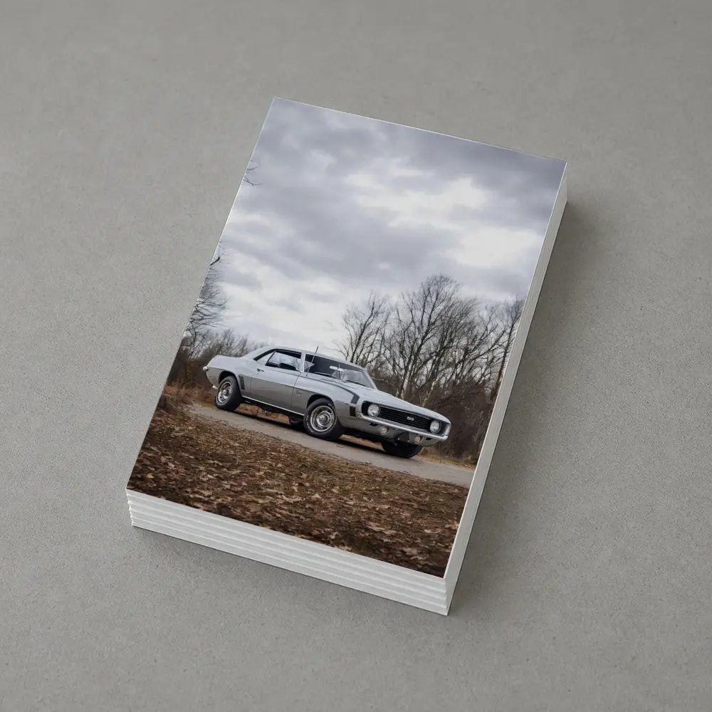 1969 Chevrolet Camaro SS Cloudy Nature Setting – Postcards