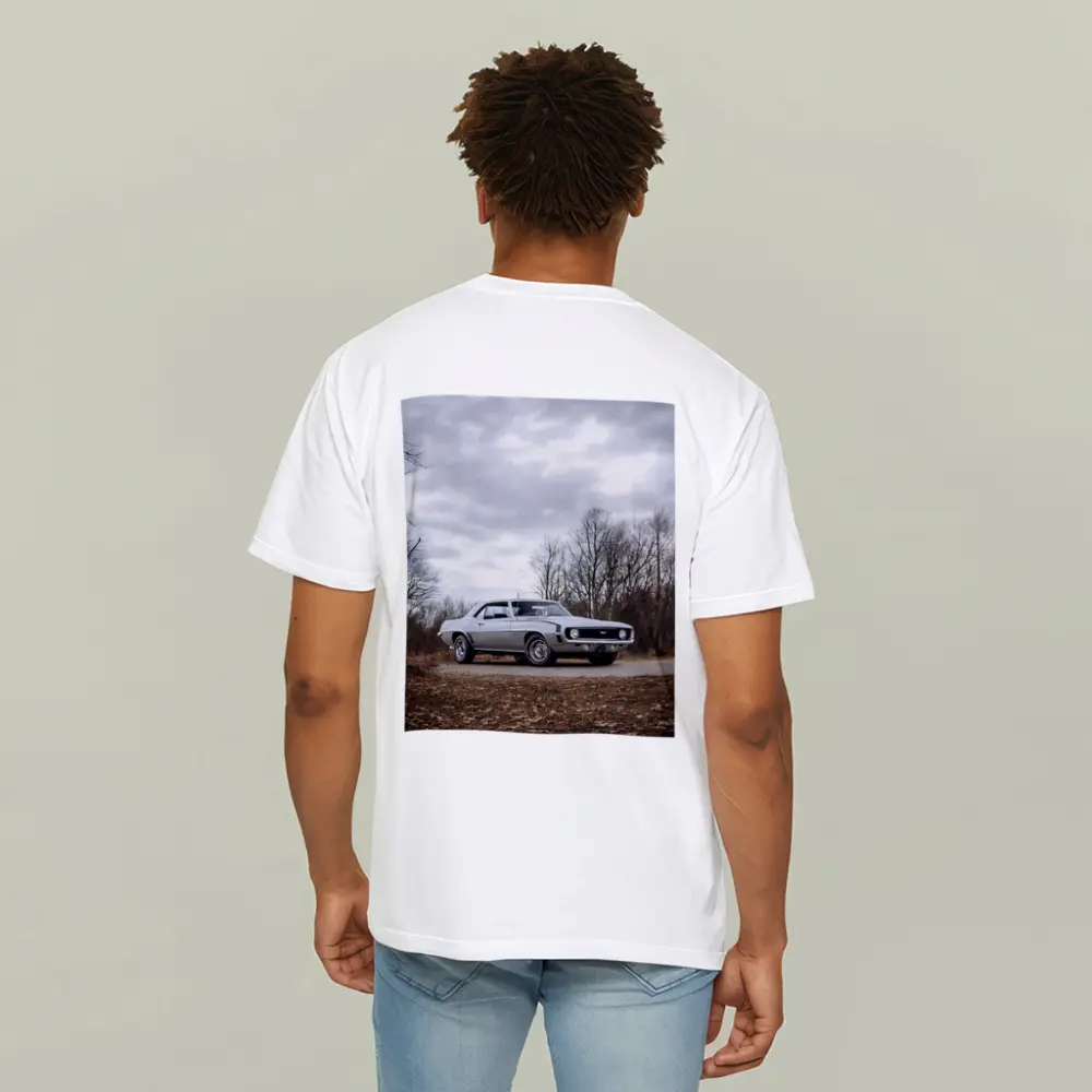 1969 Chevrolet Camaro SS Cloudy Nature Setting – T-Shirts