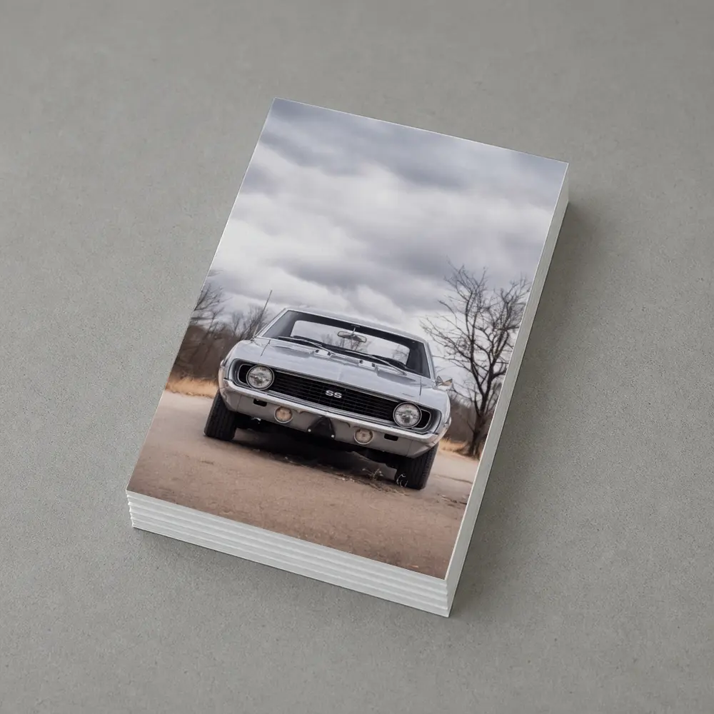 1969 Chevrolet Camaro SS Overcast Sky – Postcards