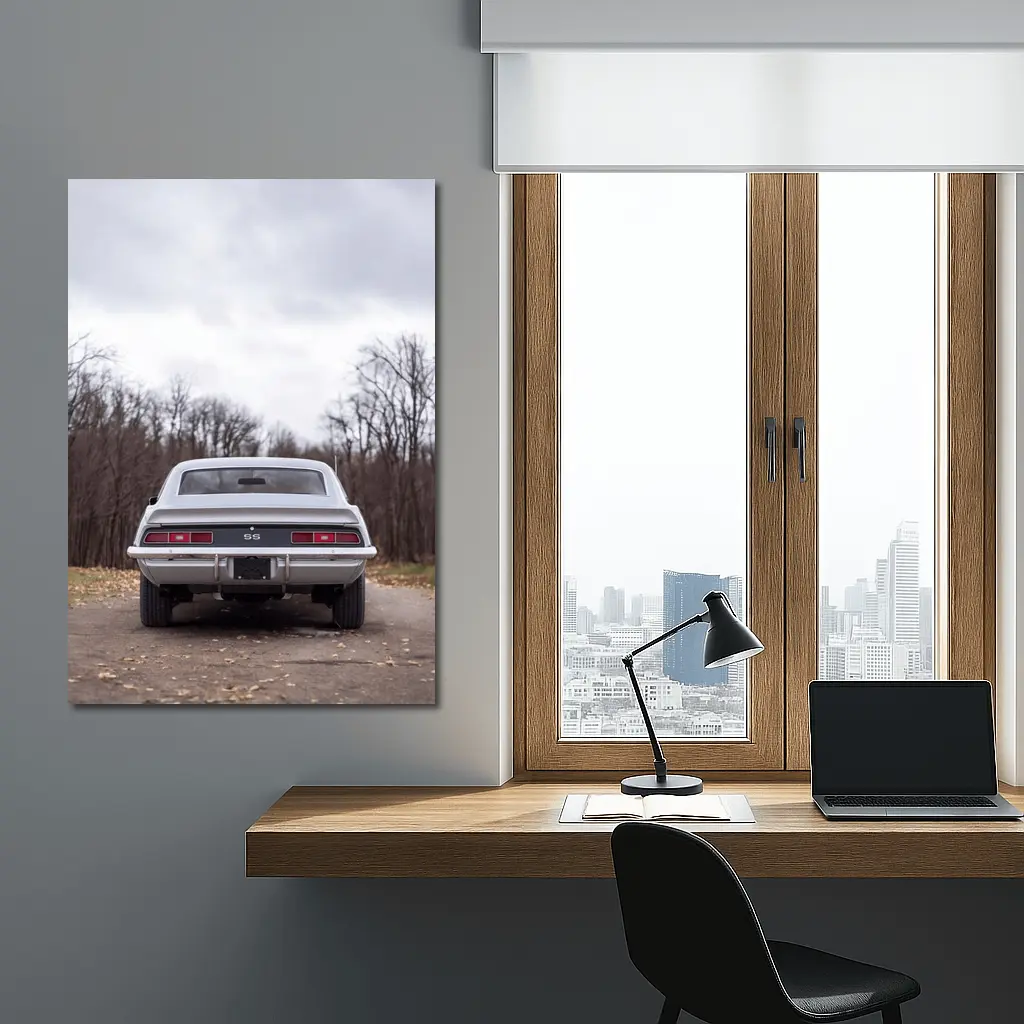 1969 Chevrolet Camaro SS Rear View – Wall Art