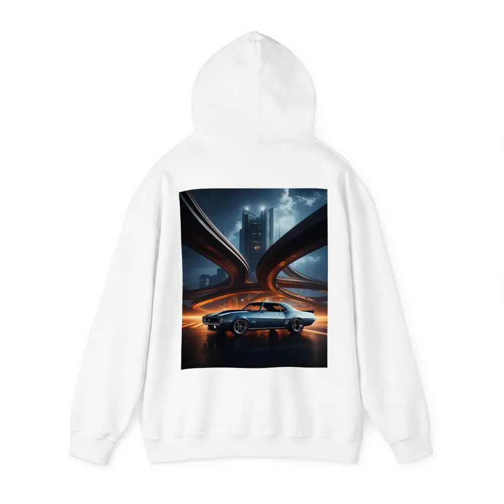 Chevrolet Camaro Classic Muscle Car City Night – Hoodies