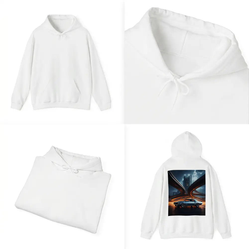 Chevrolet Camaro Classic Muscle Car City Night – Hoodies