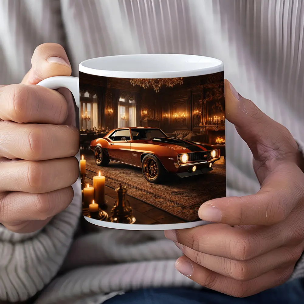Chevrolet Camaro Classic Muscle Car Luxury Interior – Mugs
