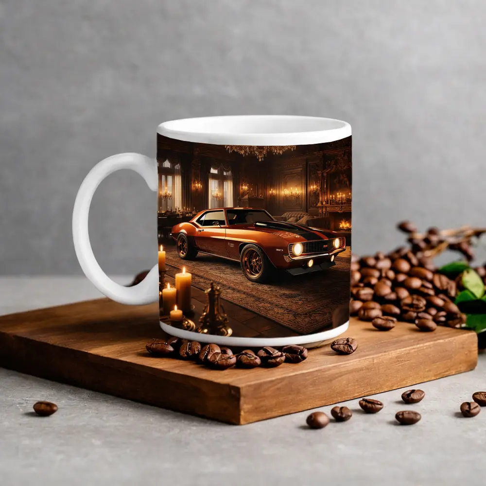 Chevrolet Camaro Classic Muscle Car Luxury Interior – Mugs