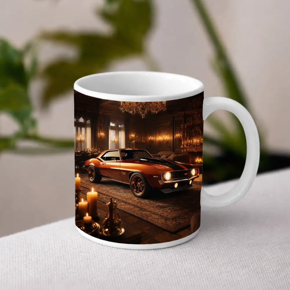 Chevrolet Camaro Classic Muscle Car Luxury Interior – Mugs