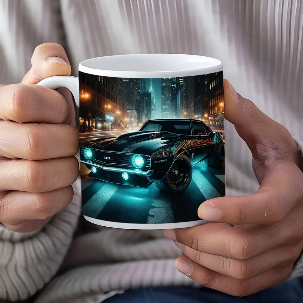 Chevrolet Camaro SS Neon City Night – Mugs