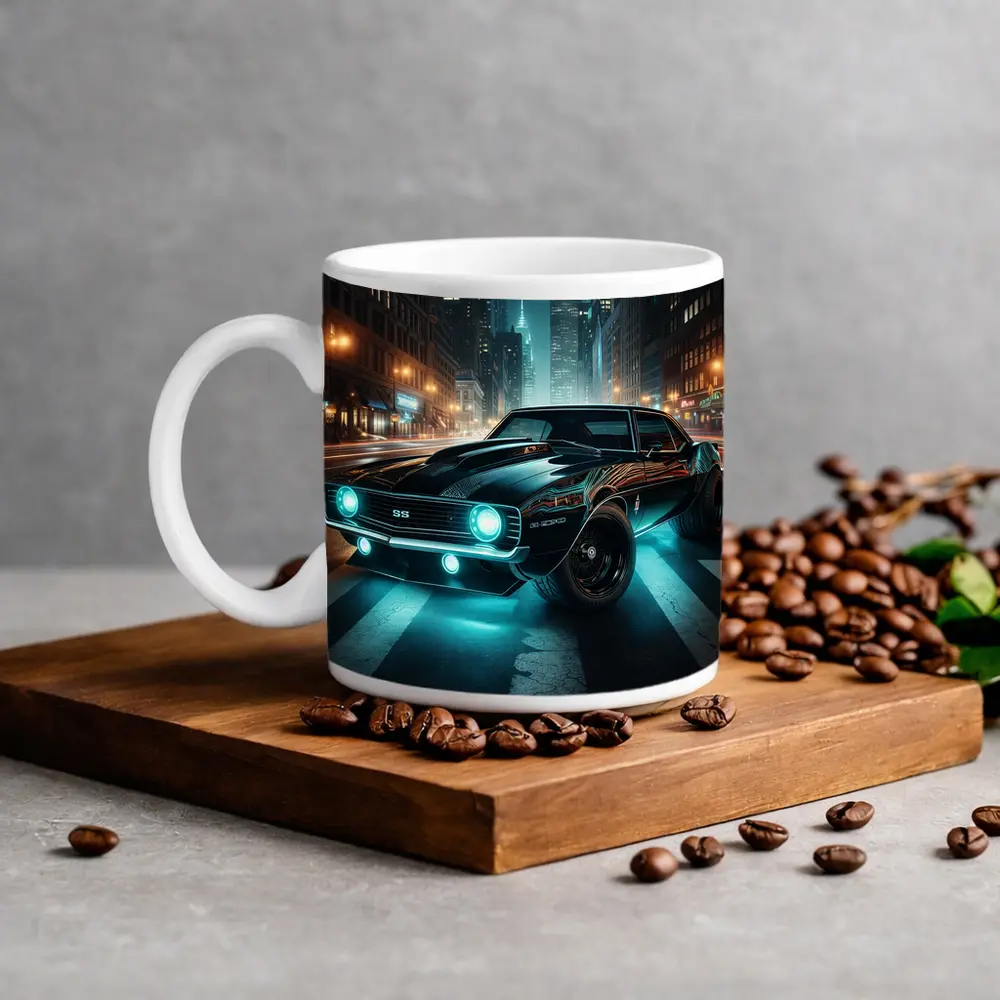 Chevrolet Camaro SS Neon City Night – Mugs