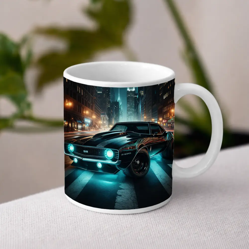 Chevrolet Camaro SS Neon City Night – Mugs