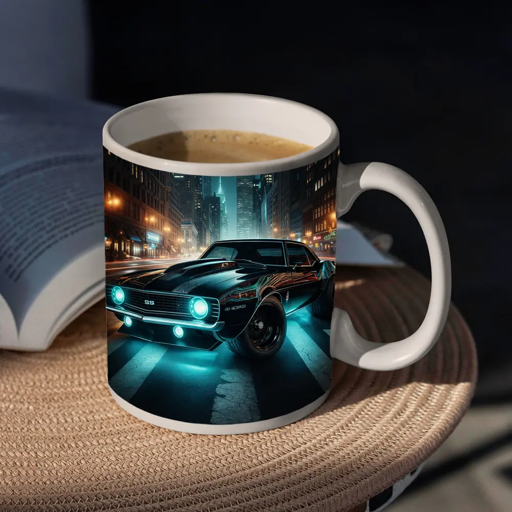 Chevrolet Camaro SS Neon City Night – Mugs