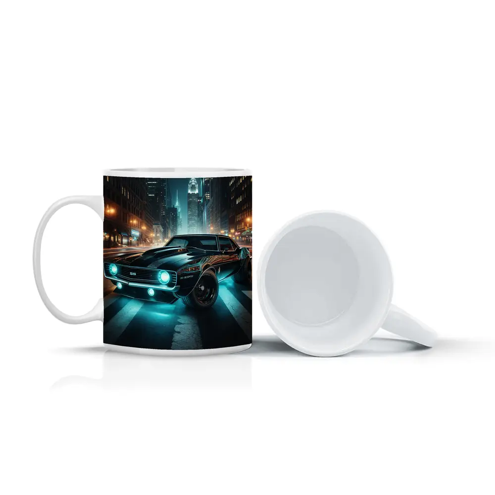Chevrolet Camaro SS Neon City Night – Mugs