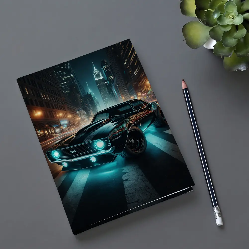 Chevrolet Camaro SS Neon City Night – Notebooks