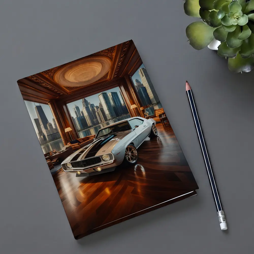 1969 Chevrolet Camaro Luxury Interior Cityscape – Notebooks
