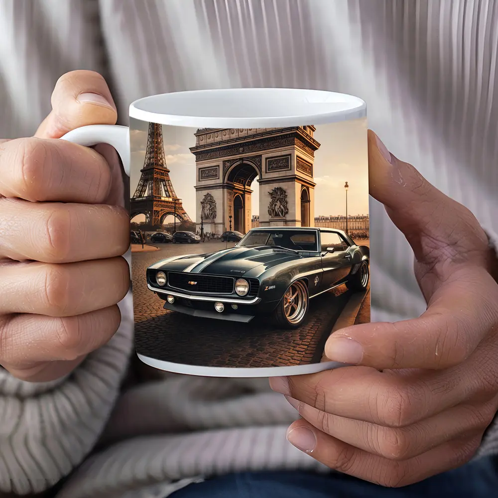 Chevrolet Camaro Classic Muscle Car Paris – Mugs