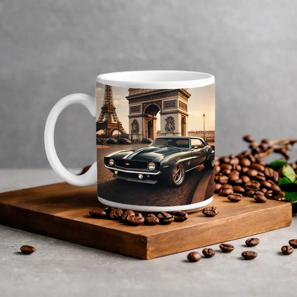 Chevrolet Camaro Classic Muscle Car Paris – Mugs