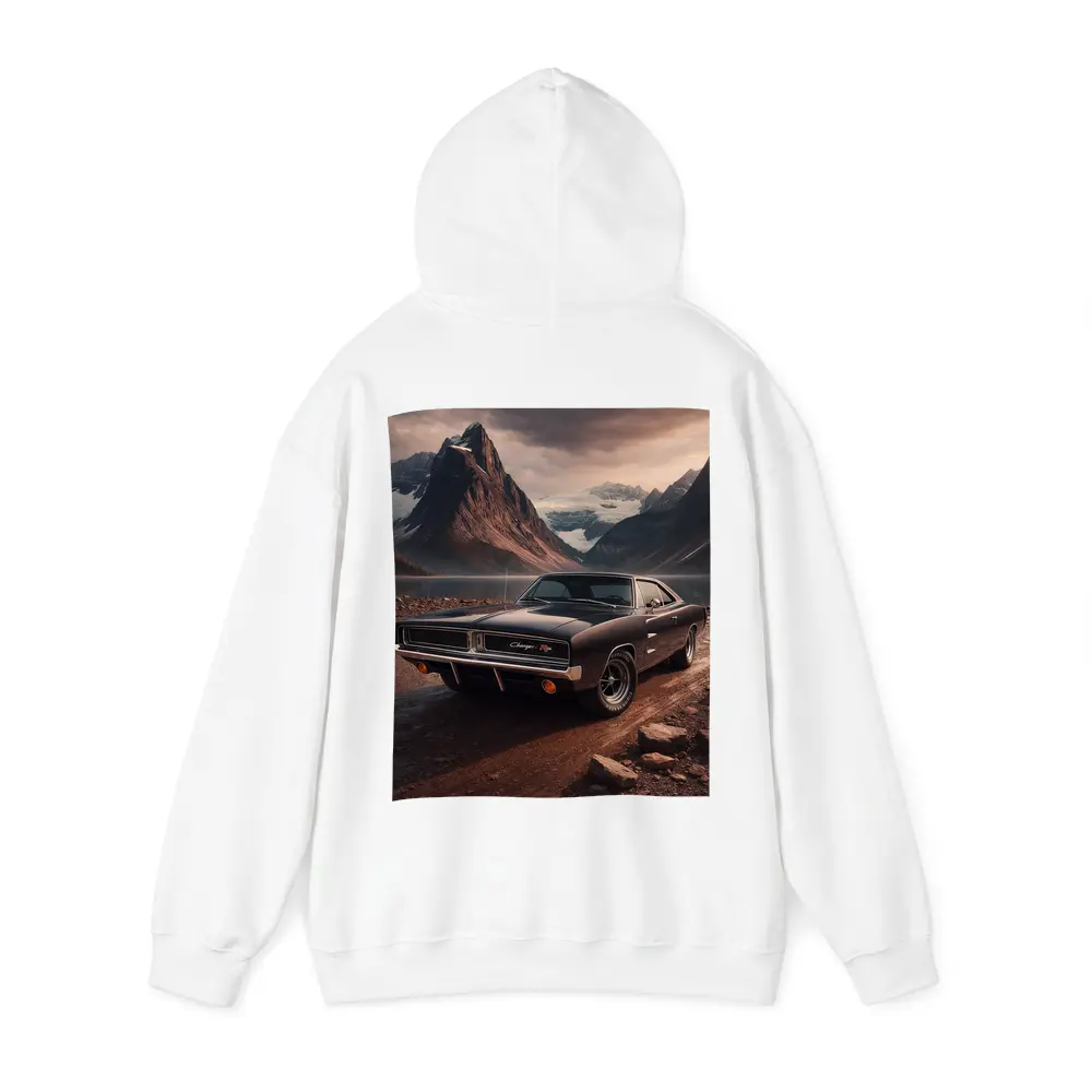 Dodge Charger RT Classic Mountain Lake Scene – Hoodies
