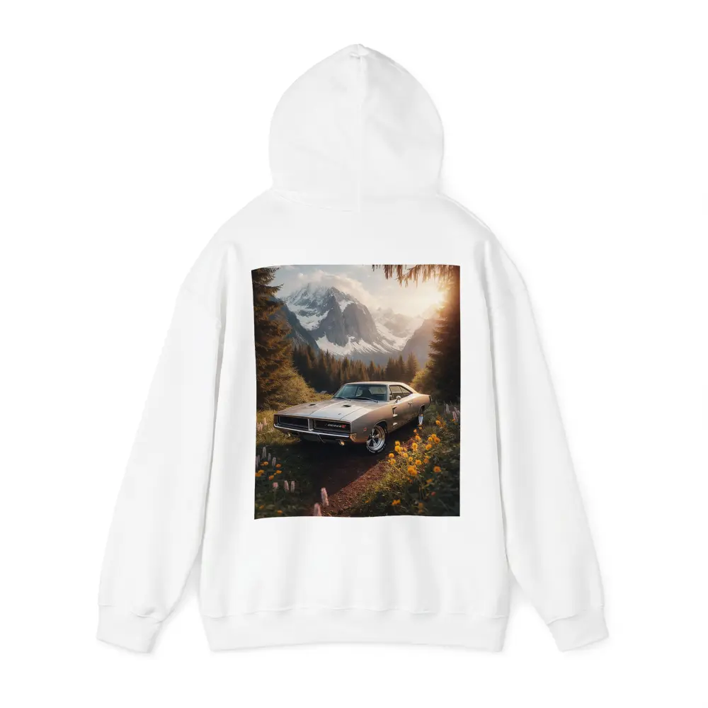 Dodge Charger Classic Muscle Car Mountain Forest – Hoodies