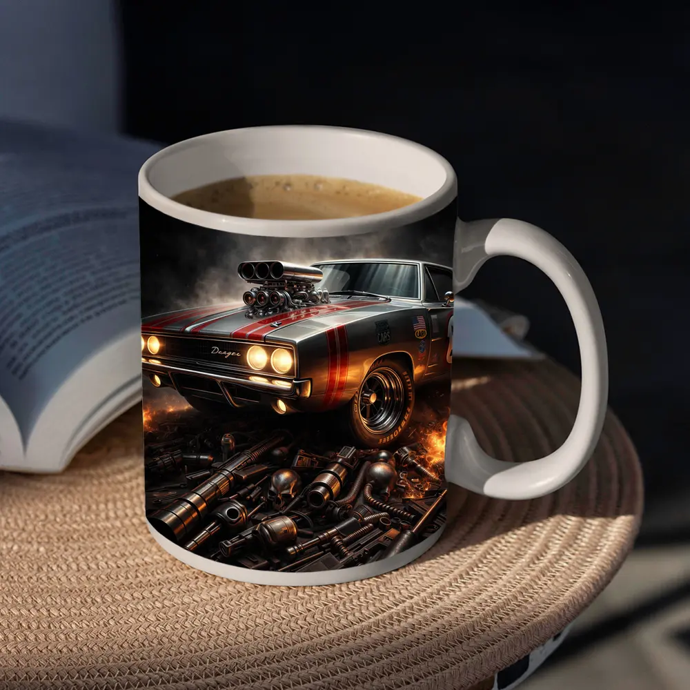 Dodge Charger Classic Muscle Car Dark Dramatic – Mugs