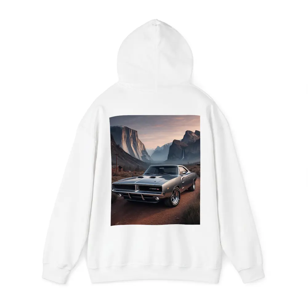 Dodge Charger RT Classic Muscle Car Mountains – Hoodies