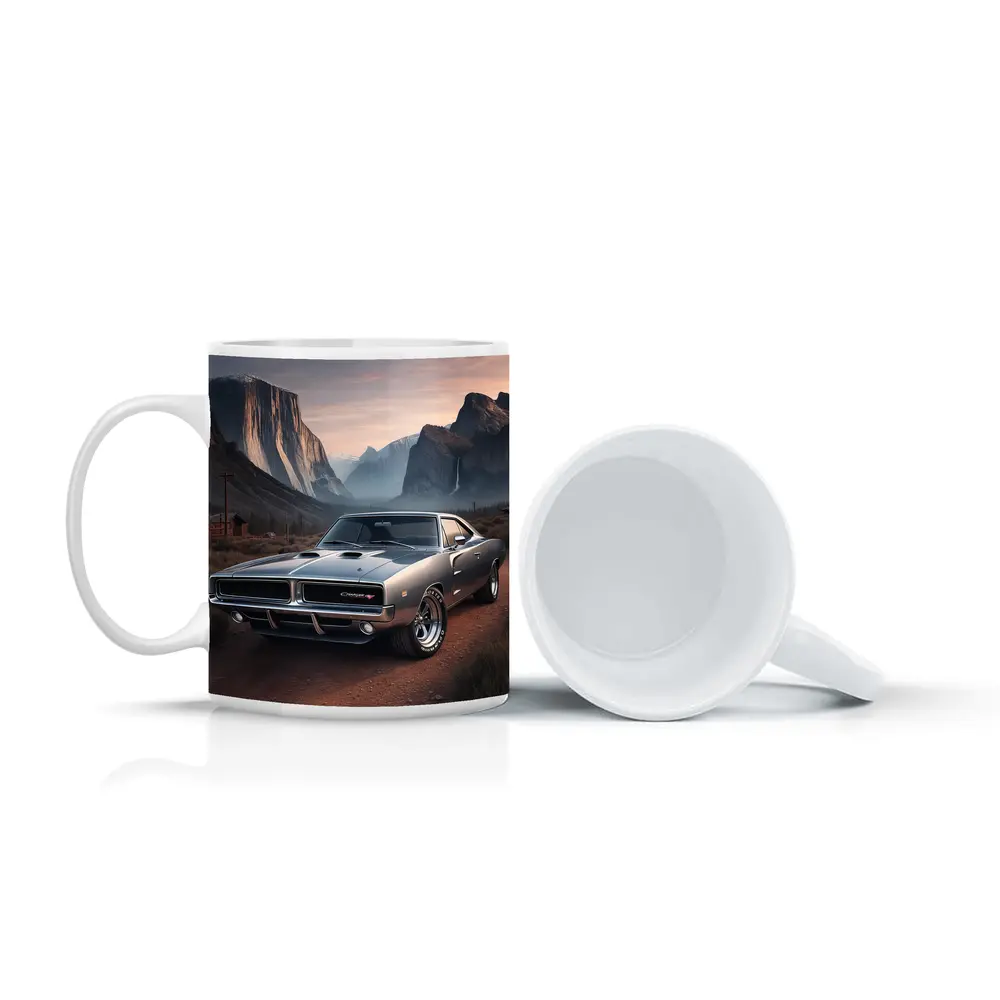 Dodge Charger RT Classic Muscle Car Mountains – Mugs