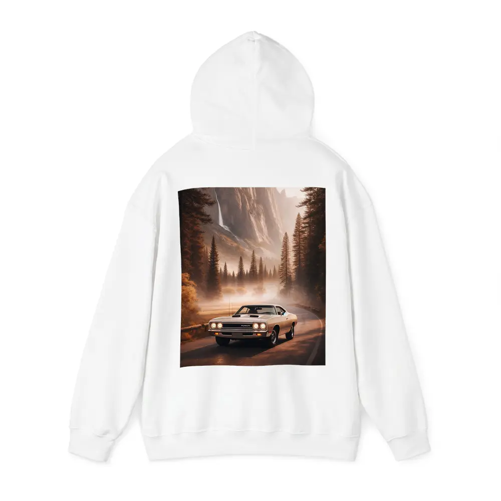 Plymouth Road Runner Classic Muscle Car Forest – Hoodies