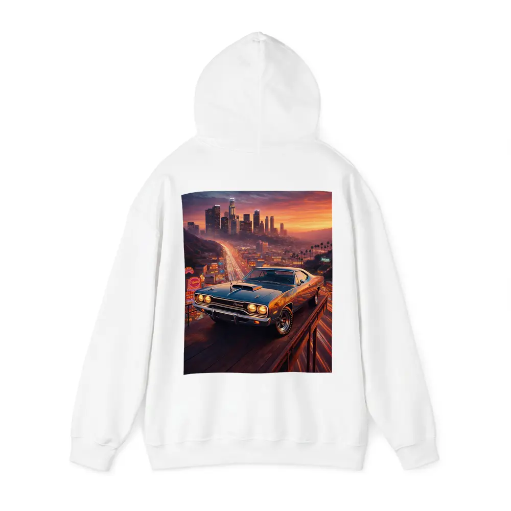 Plymouth Road Runner Los Angeles Sunset Skyline – Hoodies