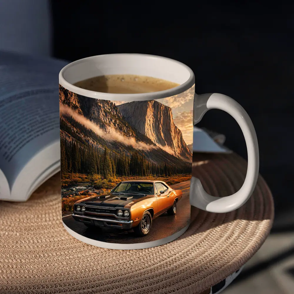 Plymouth Road Runner Classic Muscle Mountain Road – Mugs