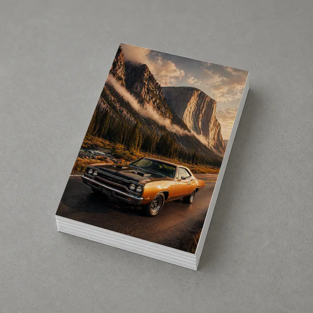 Plymouth Road Runner Classic Muscle Mountain Road – Postcards