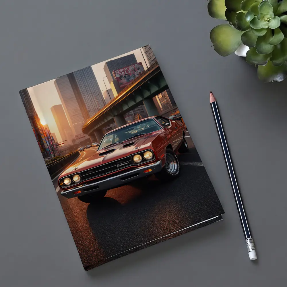 Plymouth Road Runner Classic Muscle Tokyo Streets – Notebooks