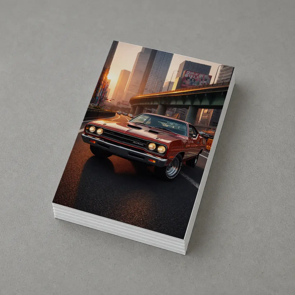 Plymouth Road Runner Classic Muscle Tokyo Streets – Postcards
