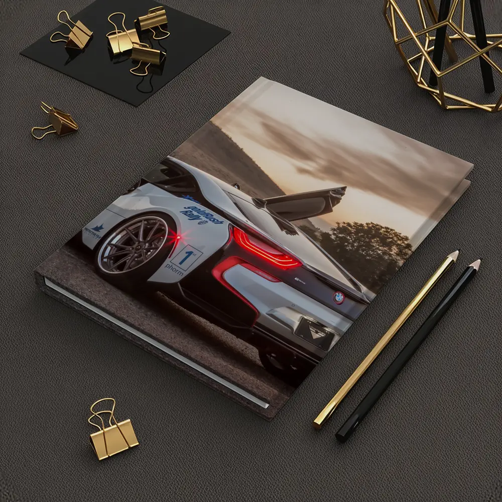 BMW i8 Scissor Doors Sunset Sky – Notebooks
