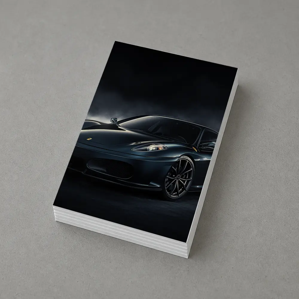 Ferrari F430 Dark Smoke Studio Shot – Postcards
