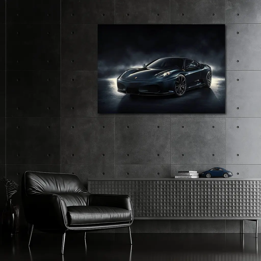 Ferrari F430 Dark Smoke Studio Shot – Wall Art