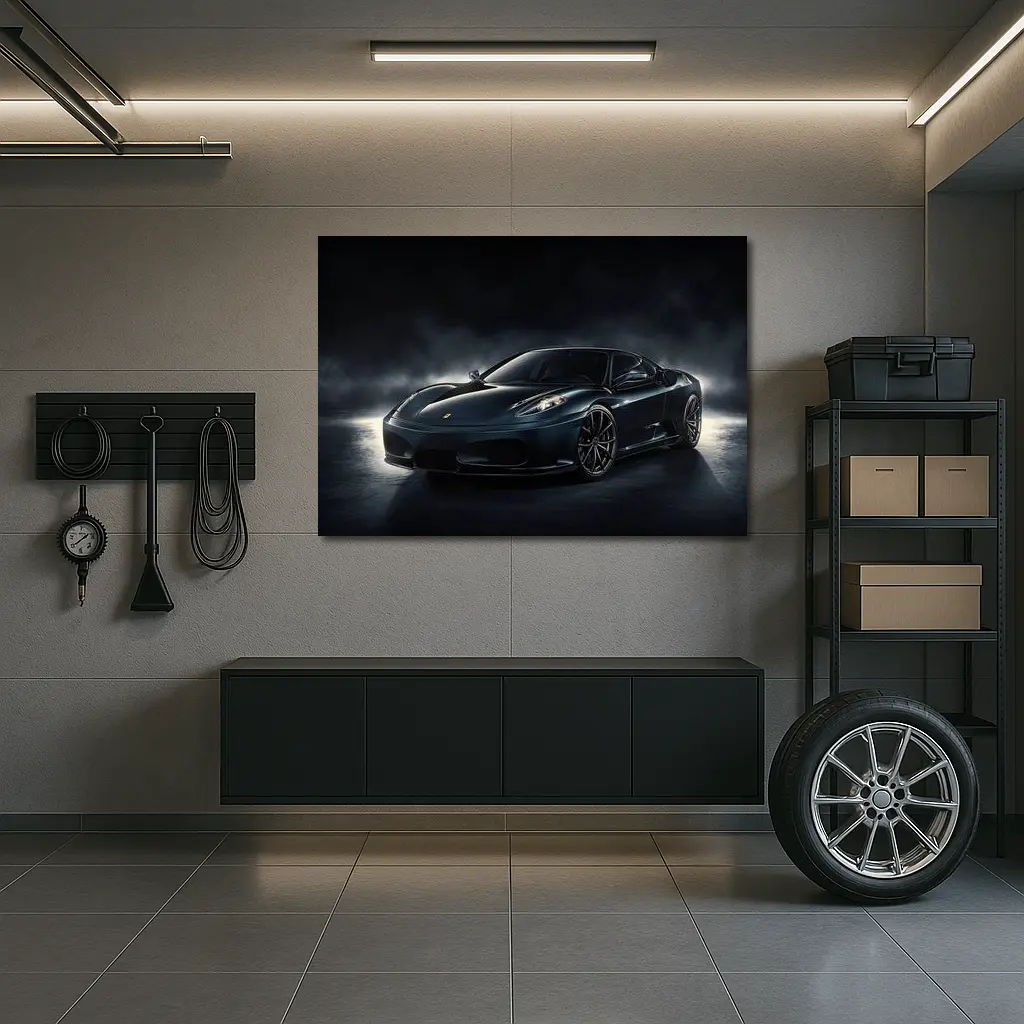 Ferrari F430 Dark Smoke Studio Shot – Wall Art