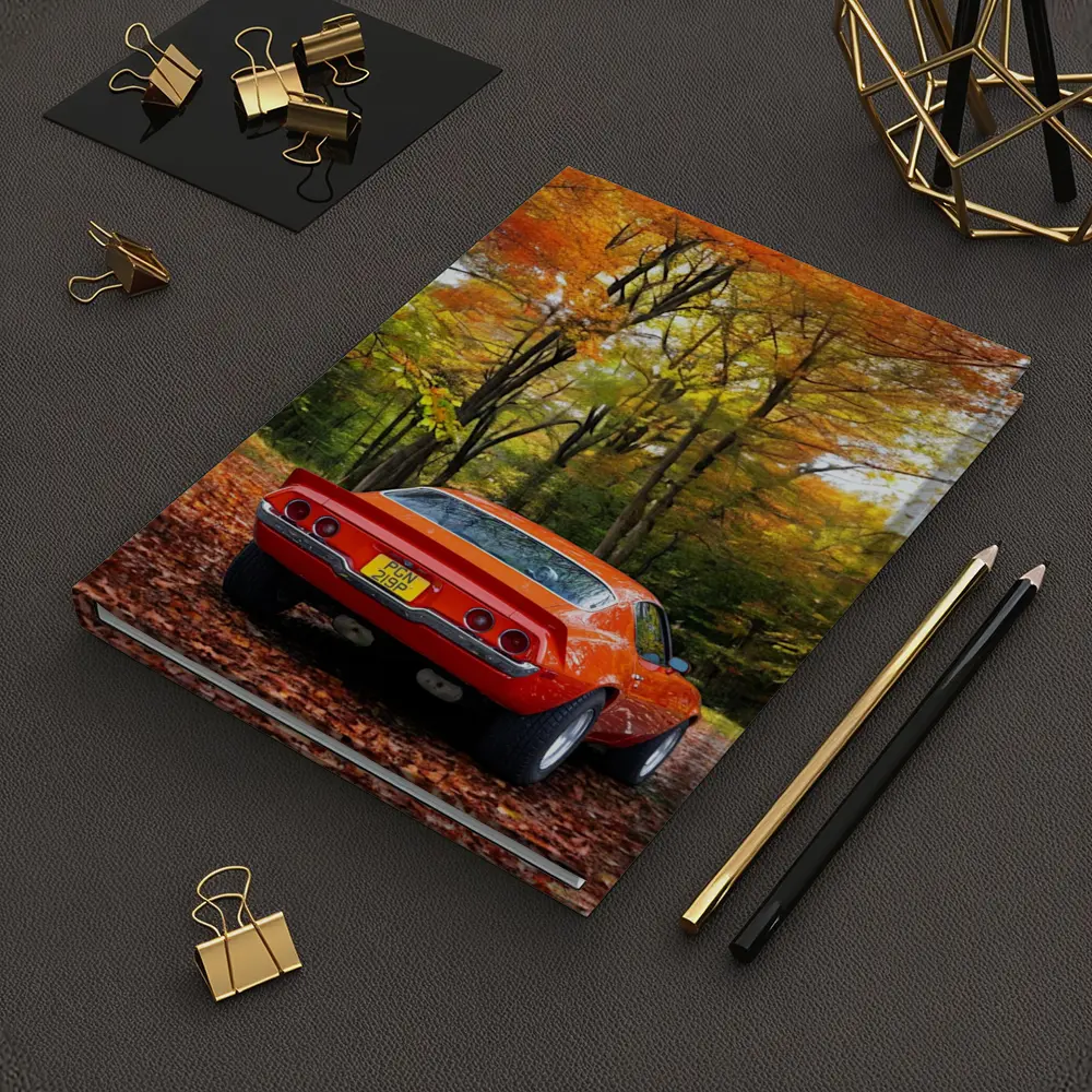 1971 Chevrolet Camaro Red Autumn Forest – Notebooks