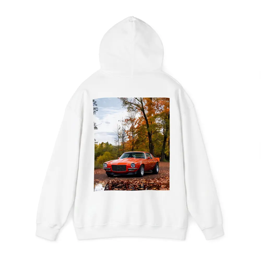 1971 Chevrolet Camaro Red Autumn Forest – Hoodies