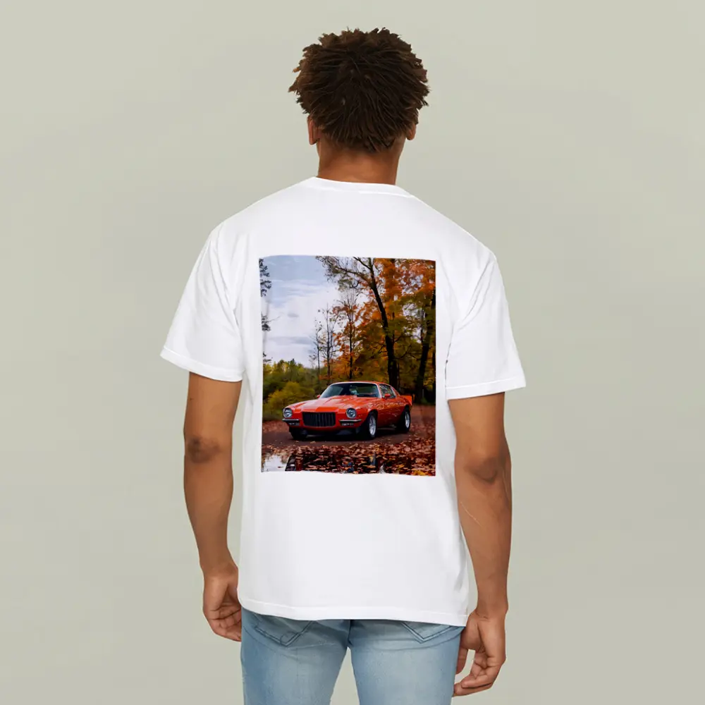 1971 Chevrolet Camaro Red Autumn Forest – T-Shirts