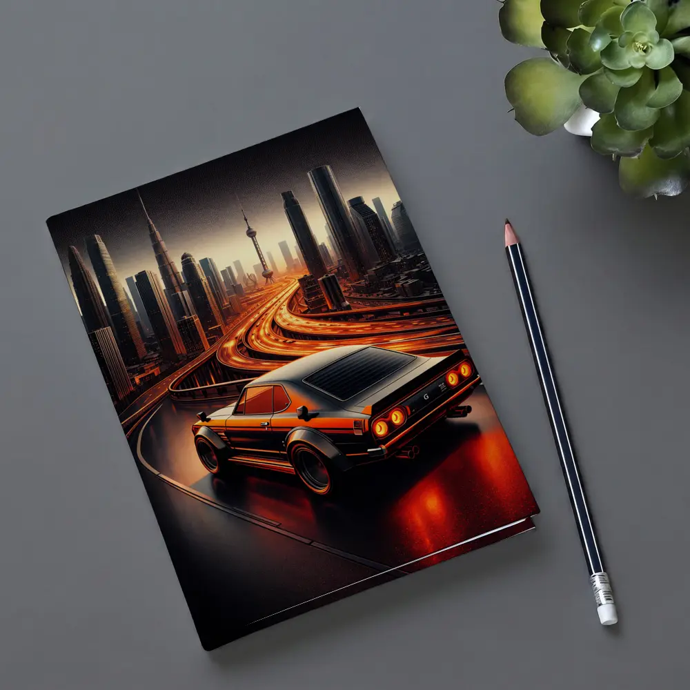 Nissan Skyline GT-R City Night Drive – Notebooks