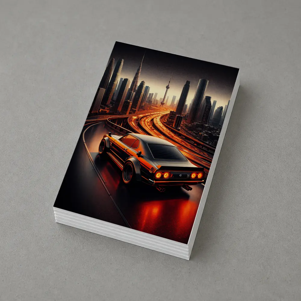 Nissan Skyline GT-R City Night Drive – Postcards