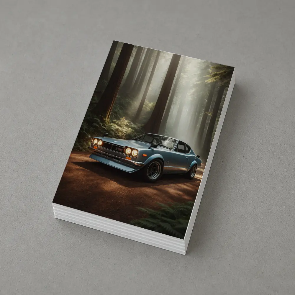Nissan Skyline GT-R Classic Forest Setting – Postcards