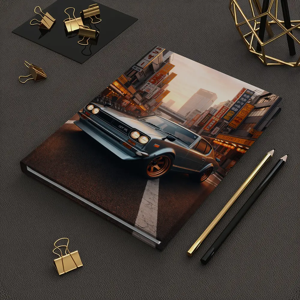 Nissan Skyline GTR Classic Japanese City Street – Notebooks
