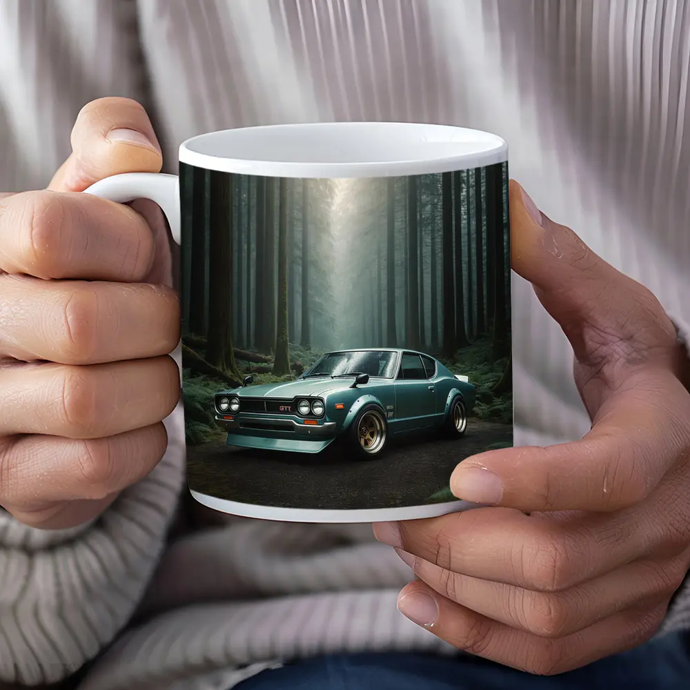 Nissan Skyline GTR Classic Car Forest – Mugs