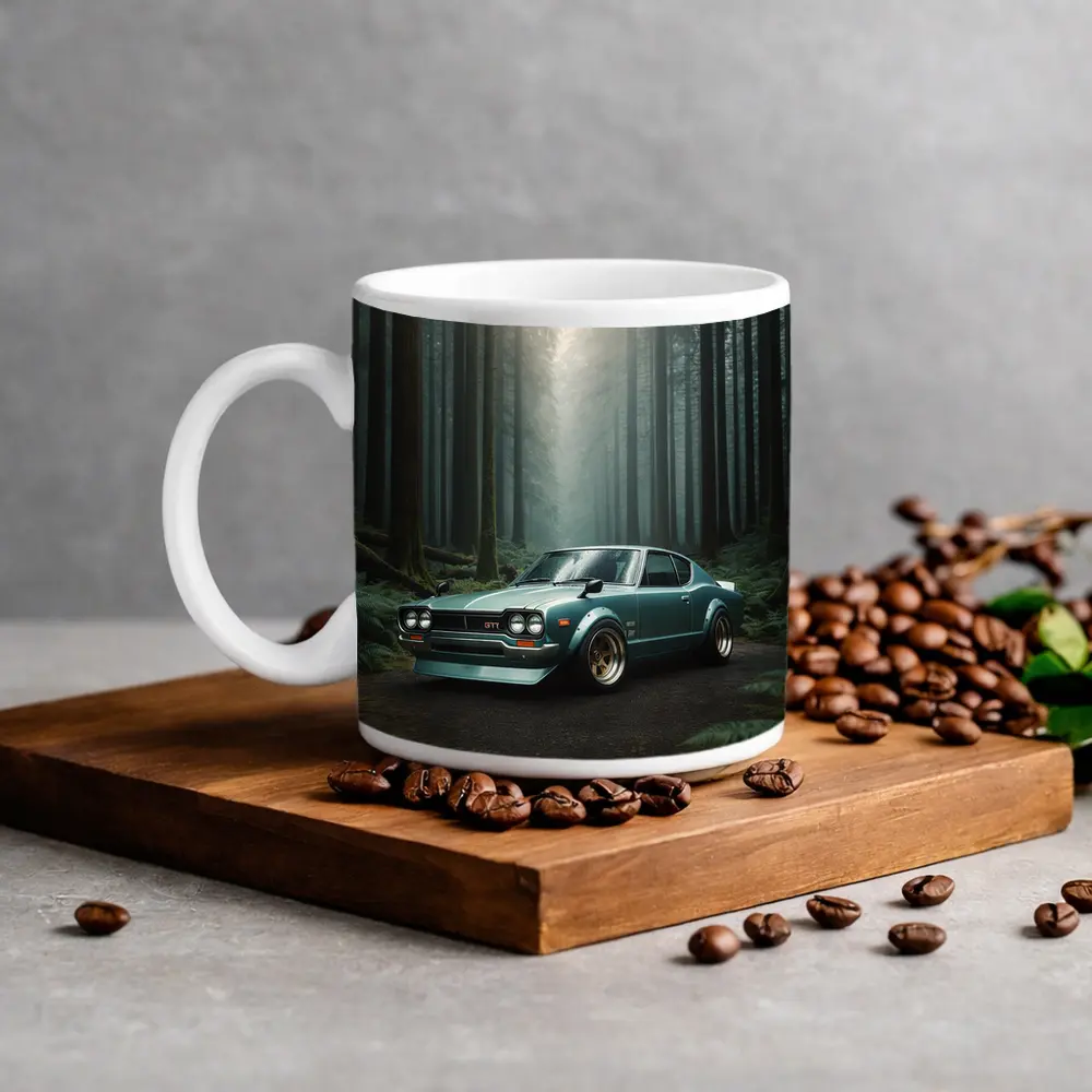 Nissan Skyline GTR Classic Car Forest – Mugs