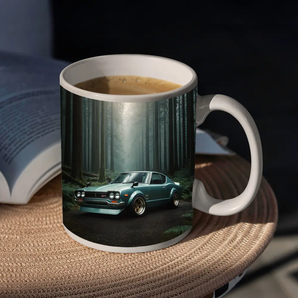 Nissan Skyline GTR Classic Car Forest – Mugs