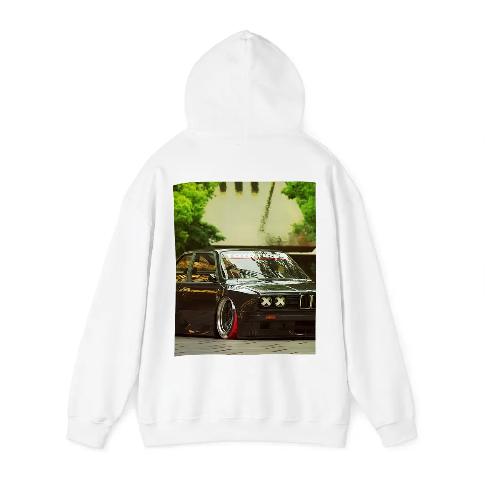 BMW M3 E30 Black Slammed Street Build – Hoodies
