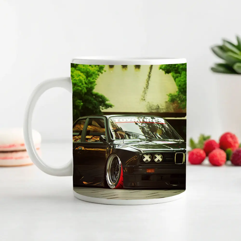 BMW M3 E30 Black Slammed Street Build – Mugs