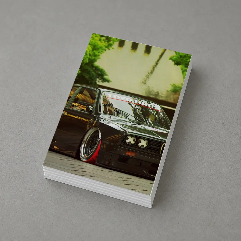 BMW M3 E30 Black Slammed Street Build – Postcards