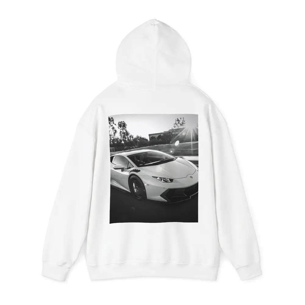 Lamborghini Huracan Racing on Open Road – Hoodies