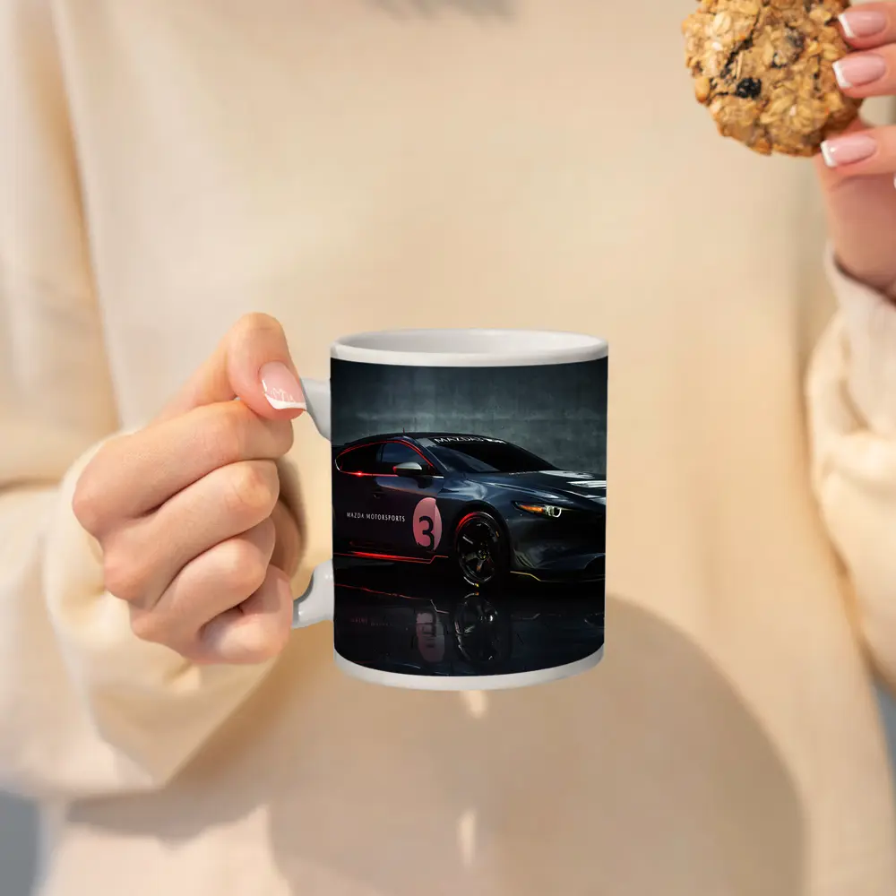 Mazda Three Motorsports Race Car Dark Studio – Mugs