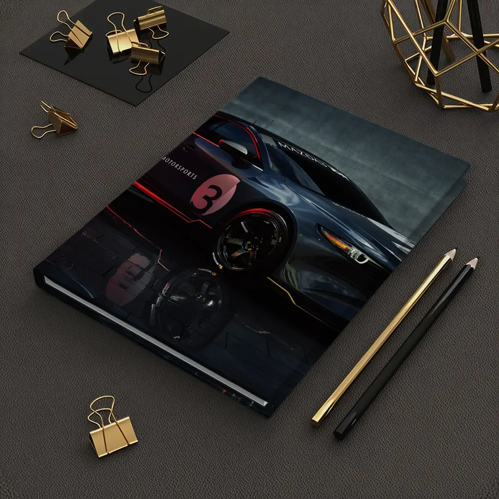 Mazda Three Motorsports Race Car Dark Studio – Notebooks